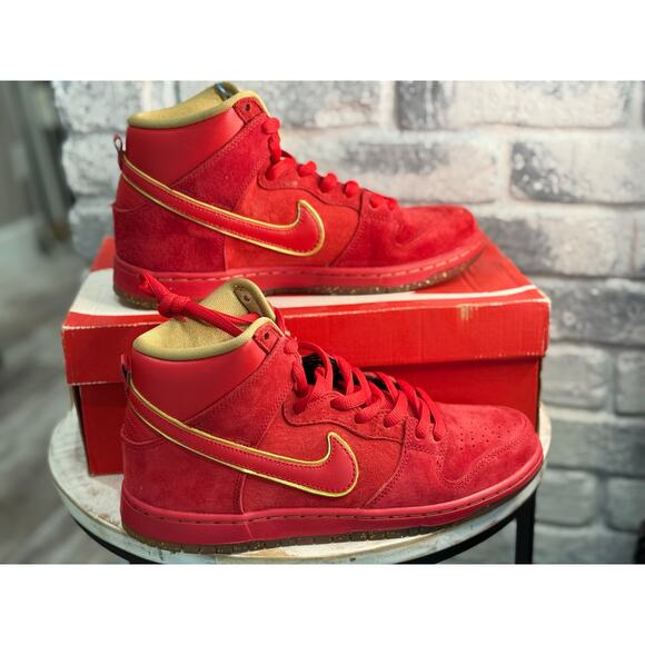 Nike SB Dunk High Chinese New Year CNY Size 9.5 DS 313171-667 main image 5